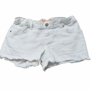 Cat & Jack White Frayed Hem Kids Shorts